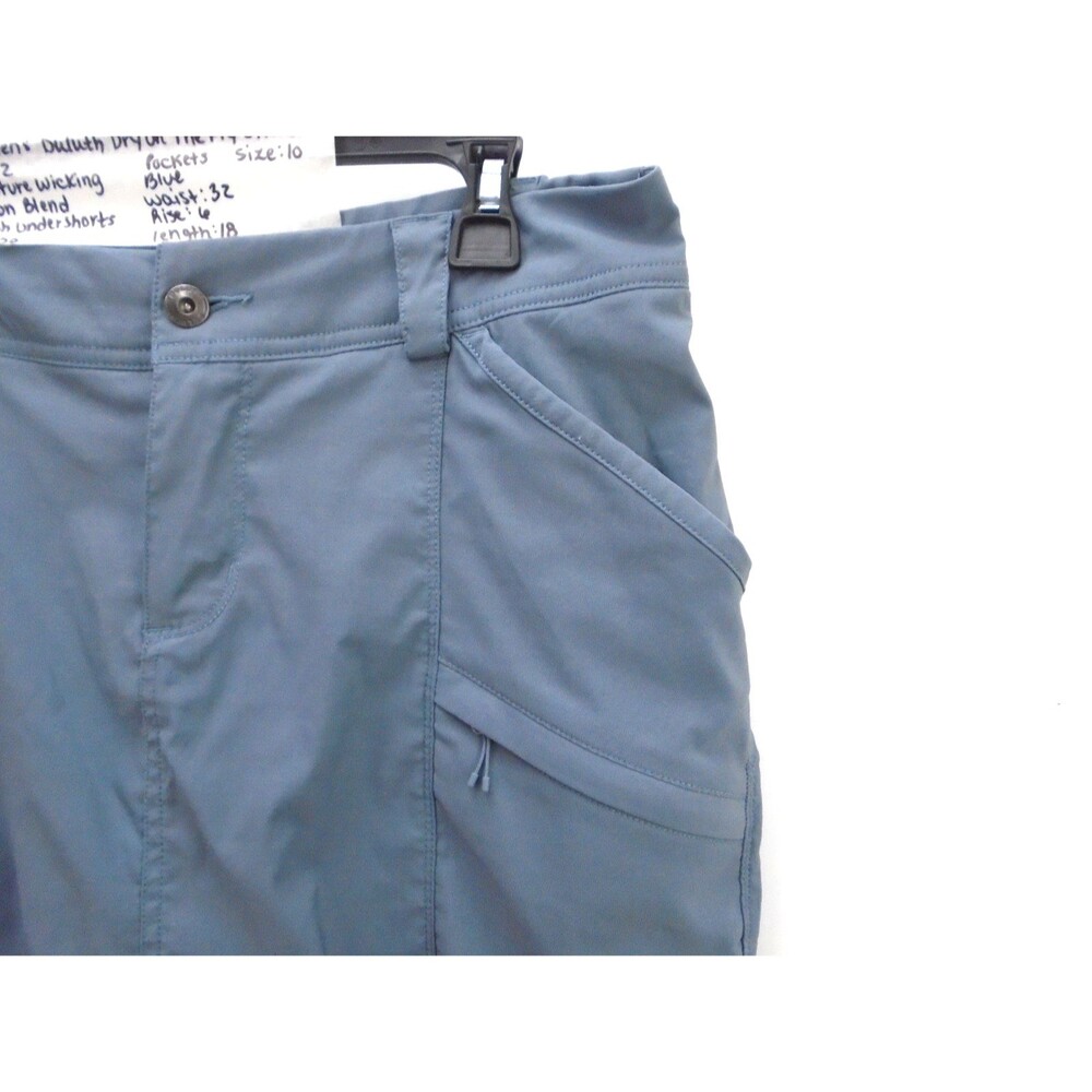 Duluth Trading Company Dry On The Fly Skort Ink Blue Size 10 (32x18) Lined - Picture 5 of 10